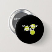 New Please Funny Tennis Button (Vorne & Hinten)