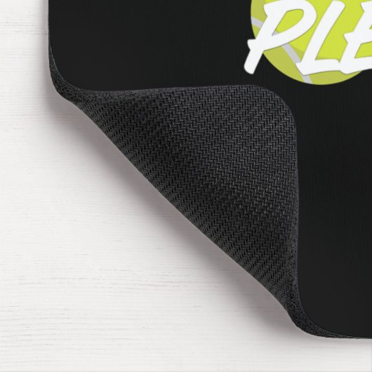 New Please Funny Tennis  Mousepad (Ecke)