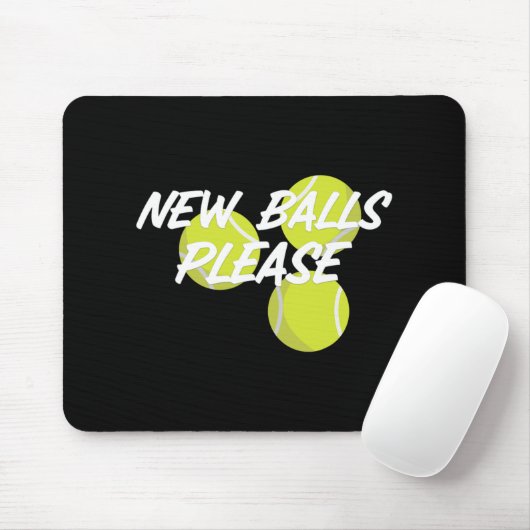 New Please Funny Tennis Mousepad (Mit Mouse)