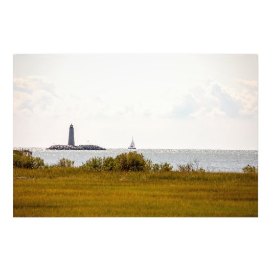 New Point Comfort Lighthouse Fotodruck (Vorne)