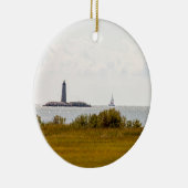 New Point Comfort Lighthouse Keramik Ornament (Rechts)