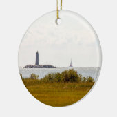 New Point Comfort Lighthouse Keramik Ornament (Links)