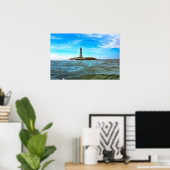New Point Comfort Lighthouse - Mobjack Bay Poster (Heimbüro)