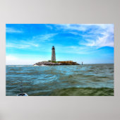 New Point Comfort Lighthouse - Mobjack Bay Poster (Vorne)