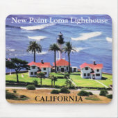 New Point Loma Lighthouse, California Mousepad (Vorne)