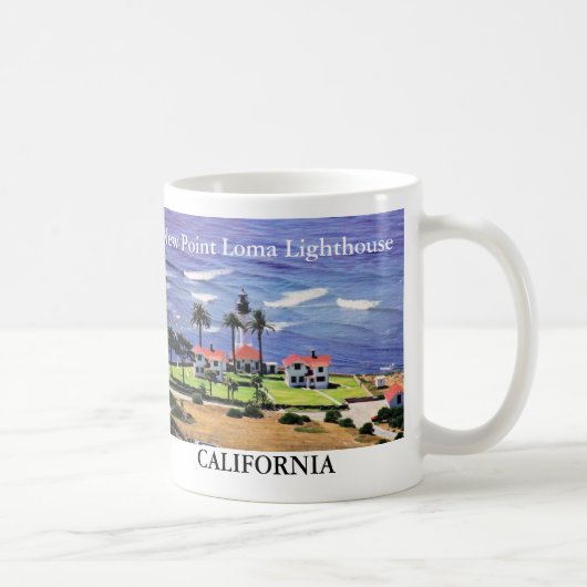 New Point Loma Lighthouse, California Tasse (Rechts)