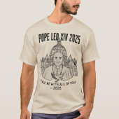 New Pope Design T-Shirt, Soft Cotton Graphic Tee (Vorderseite)