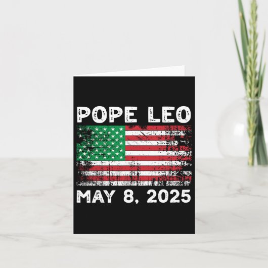 New Pope Leo Karte (Vorderseite)