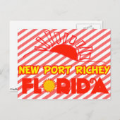 New Port Richey, Florida Postkarte (Vorne/Hinten)