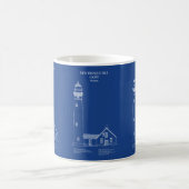 New Presque Isle Lighthouse - Michigan - AD Kaffeetasse (Mittel)