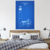 New Presque Isle Lighthouse - Michigan - AD Leinwanddruck (Insitu (Schlafzimmer))