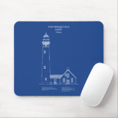 New Presque Isle Lighthouse - Michigan - AD Mousepad (Mit Mouse)