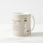 New Presque Isle Lighthouse - Michigan - SBD Kaffeetasse (VorderseiteRechts)