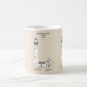 New Presque Isle Lighthouse - Michigan - SBD Kaffeetasse (Mittel)