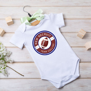 "New Recruit" Benutzerdefinierter Familienname US- Baby Strampler