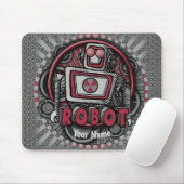 New Republic Robot Mouse Pad Mousepad (Mit Mouse)