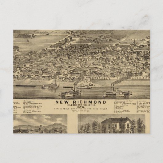New Richmond, Ohio Postkarte (Vorderseite)