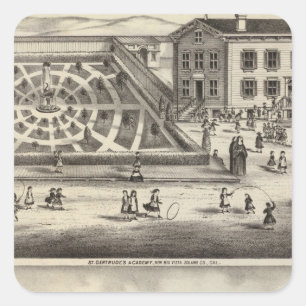 New Rio Vista, Academy Quadratischer Aufkleber