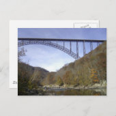 New River George Bridge Postkarte (Vorne/Hinten)