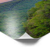 New River Gorge Bridge Fotodruck (Ecke)