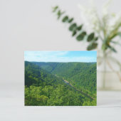 New River Gorge Bridge I Postkarte (Stehend Vorderseite)