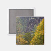 New River Gorge Bridge, New River Gorge Magnet (Vorderseite/Rückseite)