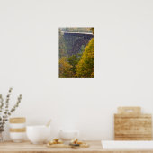 New River Gorge Bridge, New River Gorge Poster (Küche)