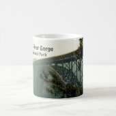 New River Gorge Bridge Panoramabild Kaffeetasse (Mittel)