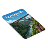 New River Gorge Bridge USA Magnet (Rechte Seite)