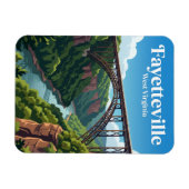 New River Gorge Bridge USA Magnet (Horizontal)