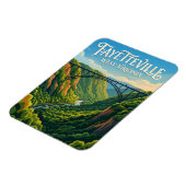 New River Gorge Bridge USA Magnet (Linke Seite)