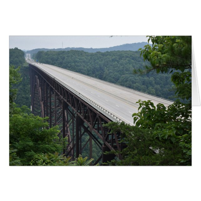 New River Gorge Bridge, WV, USA (Vorderseite (Horizontal))