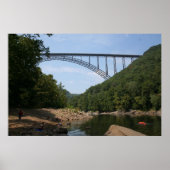 New River Gorge Bridge WVA Poster (Vorne)
