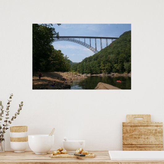 New River Gorge Bridge WVA Poster (Küche)