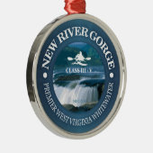 New River Gorge (c) Silbernes Ornament (Rechts)