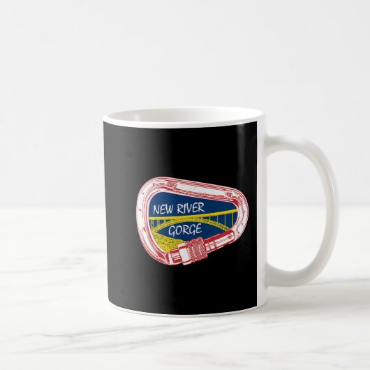 New River Gorge Climbing Carabiner  Kaffeetasse (Rechts)