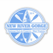 New River Gorge (K3) Aufkleber (Vorderseite)