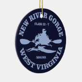 New River Gorge Keramikornament (Rechts)