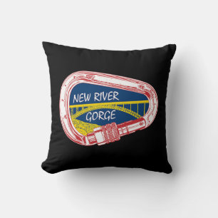 New River Gorge Klettern Carabiner Kissen