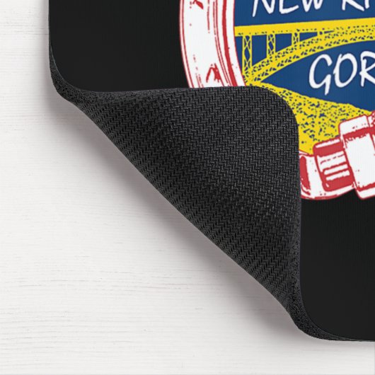 New River Gorge Klettern Carabiner Mousepad (Ecke)