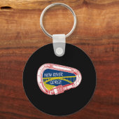 New River Gorge Klettern Carabiner Schlüsselanhänger (Vorderseite)