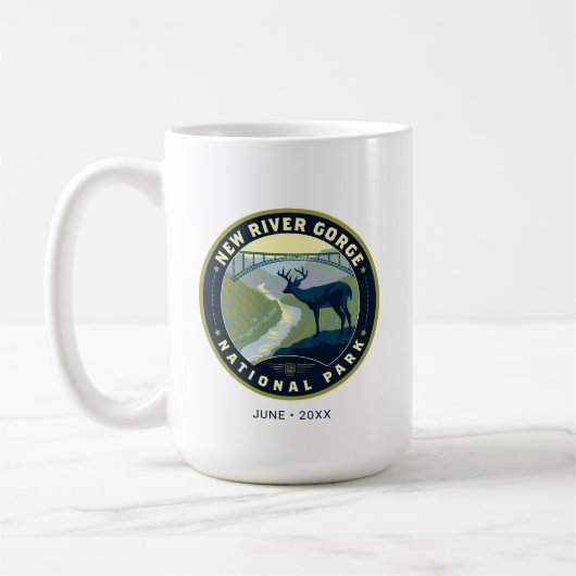 New River Gorge National Park Kaffeetasse (Links)