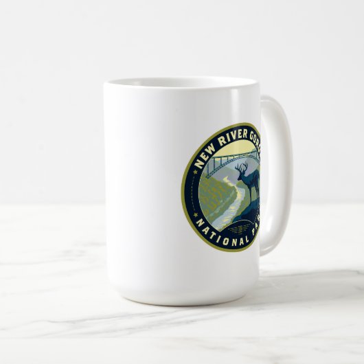 New River Gorge National Park Kaffeetasse (VorderseiteRechts)