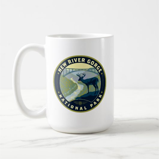 New River Gorge National Park Kaffeetasse (Links)