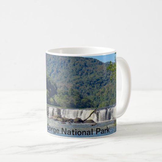 New River Gorge National Park mug Kaffeetasse (VorderseiteRechts)
