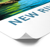 New River Gorge National Park Travel Poster (Ecke)