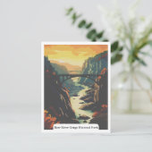 New River Gorge National Park, West Virginia USA Postkarte (Stehend Vorderseite)