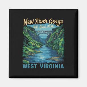 New River Gorge Nationalpark-Brücke Rafting Wander Magnet