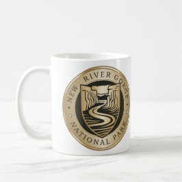 New River Gorge Nationalpark Golden Emblem Kaffeetasse