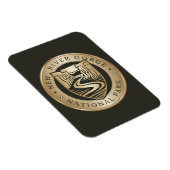New River Gorge Nationalpark Golden Emblem Magnet (Rechte Seite)